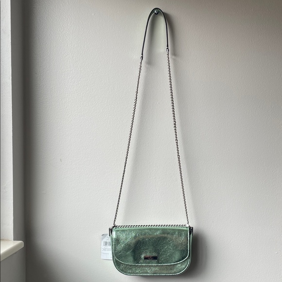 Kate Spade Metallic Seawater Green Crossbody Bag NWT - Picture 8 of 15